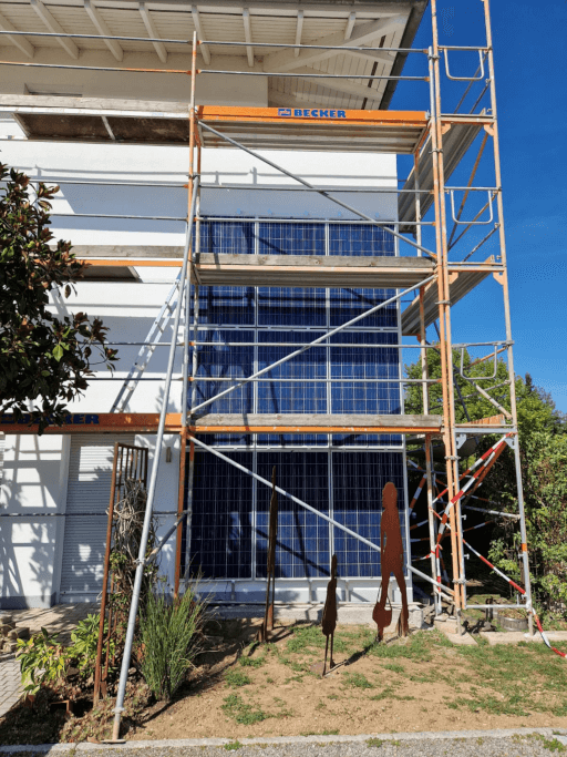 Vertical Solar Installation